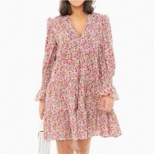 Tuckernuck Pomander Place Ditsy Floral Kenzo Tiered Mini Dress